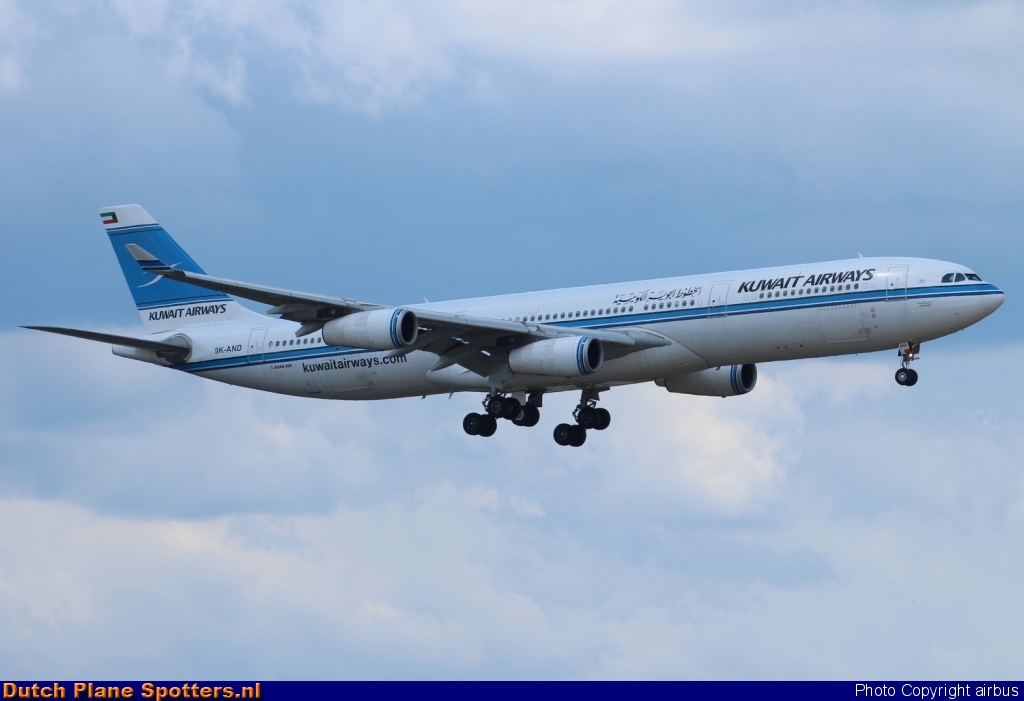 9K-AND Airbus A340-300 Kuwait Airways by airbus