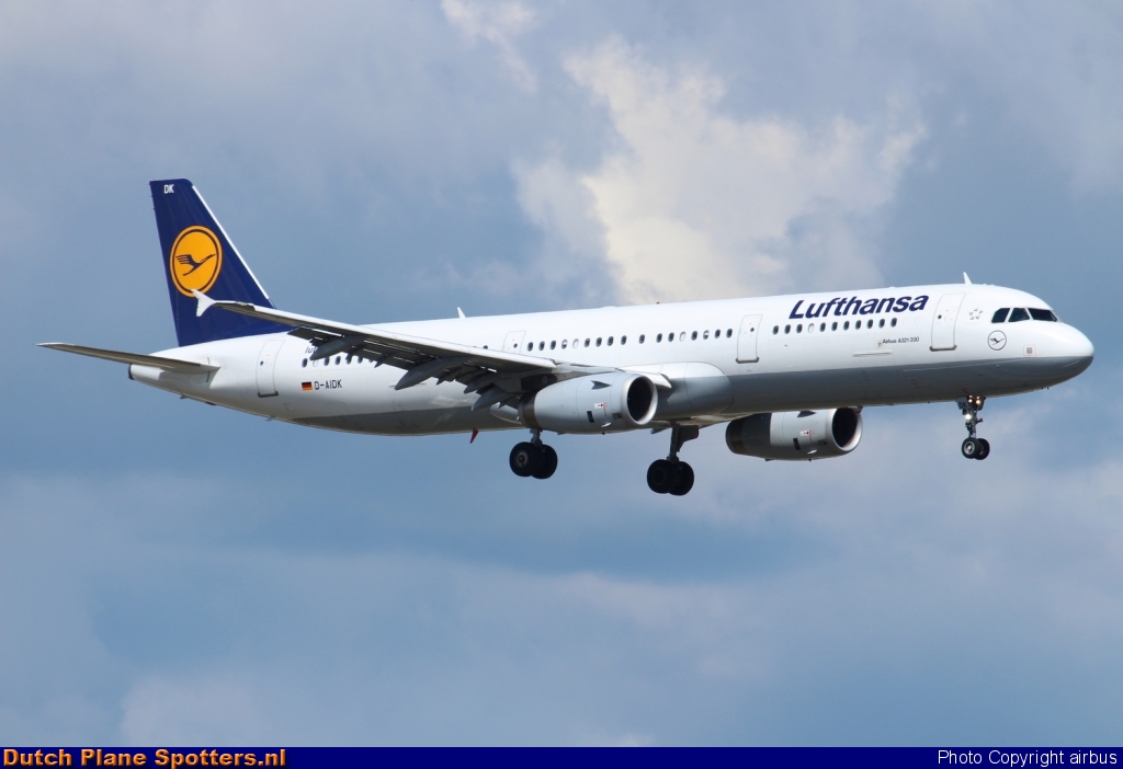 D-AIDK Airbus A321 Lufthansa by airbus