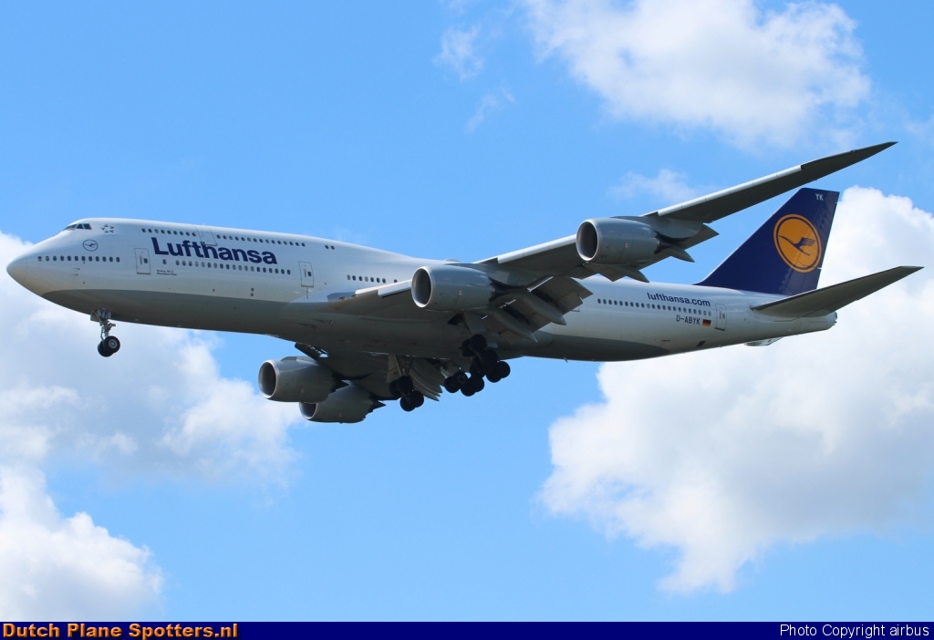 D-ABYK Boeing 747-8 Lufthansa by airbus