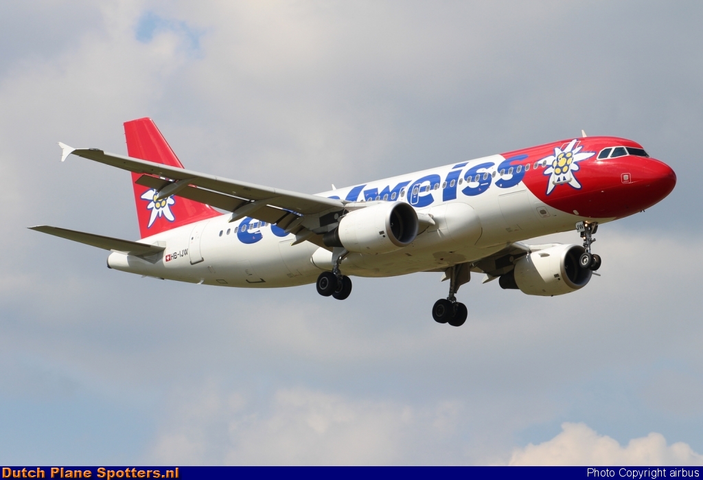 HB-IJW Airbus A320 Edelweiss Air by airbus