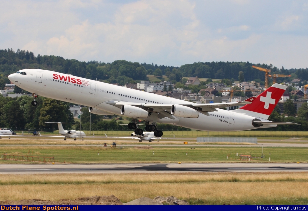 HB-JMC Airbus A340-300 Swiss International Air Lines by airbus