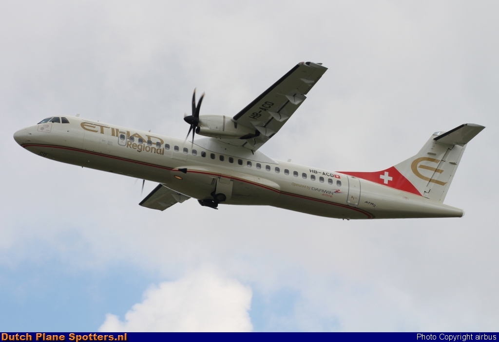 HB-ACD ATR 72 Darwin Airline (Etihad Regional) by airbus
