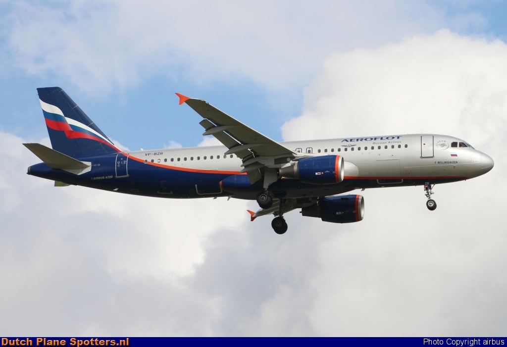 VP-BZR Airbus A320 Aeroflot - Russian Airlines by airbus