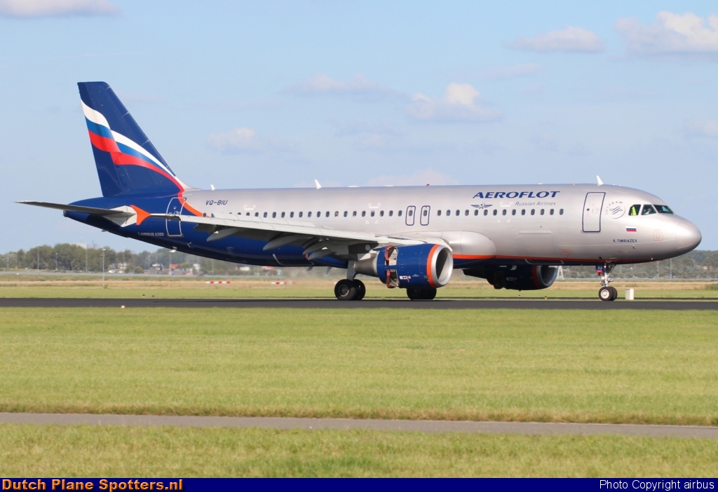 VQ-BIU Airbus A320 Aeroflot - Russian Airlines by airbus