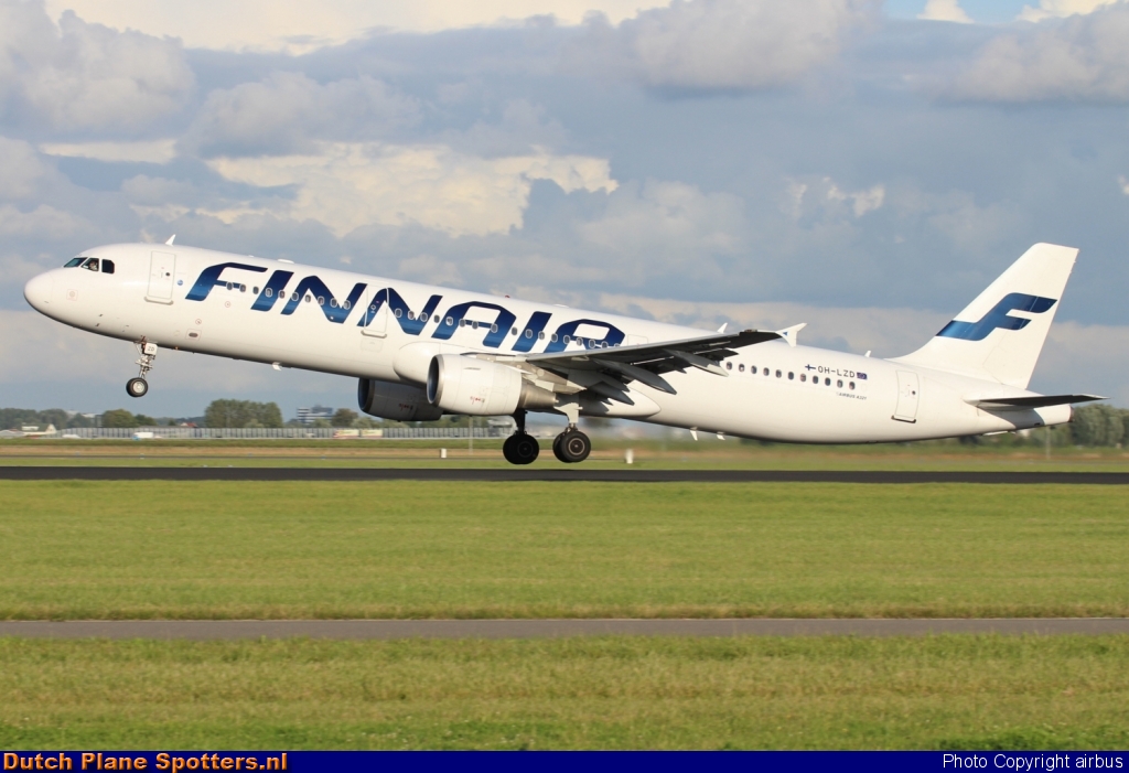 OH-LZD Airbus A321 Finnair by airbus