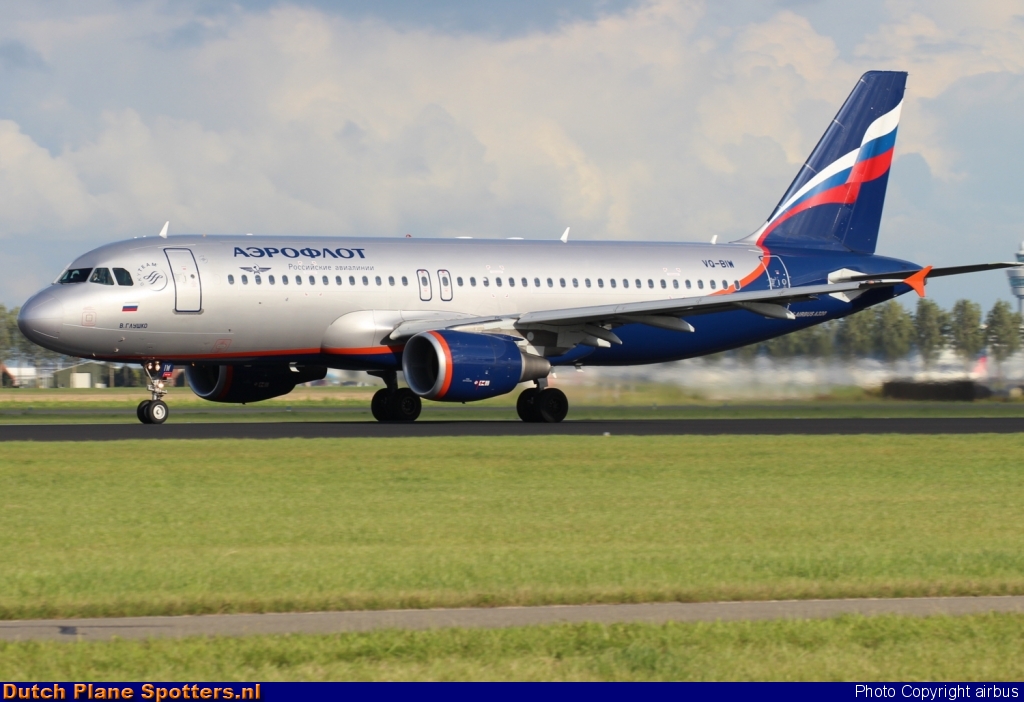 VQ-BIW Airbus A320 Aeroflot - Russian Airlines by airbus