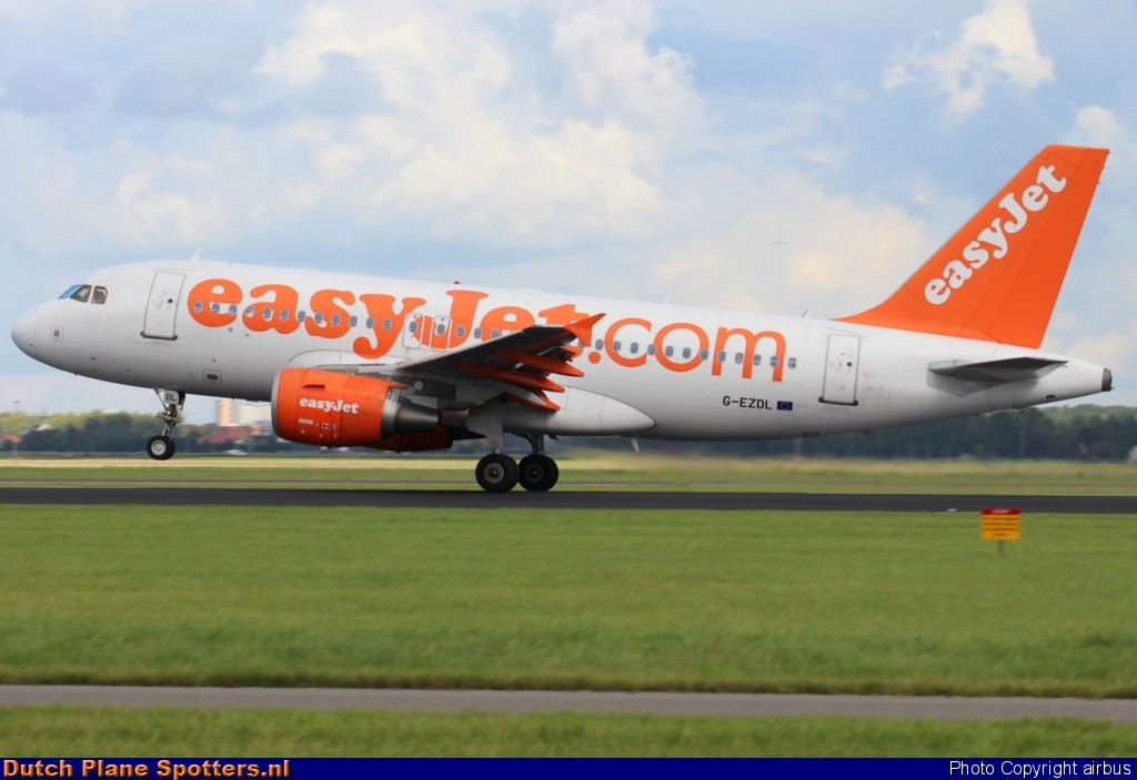 G-EZDL Airbus A319 easyJet by airbus