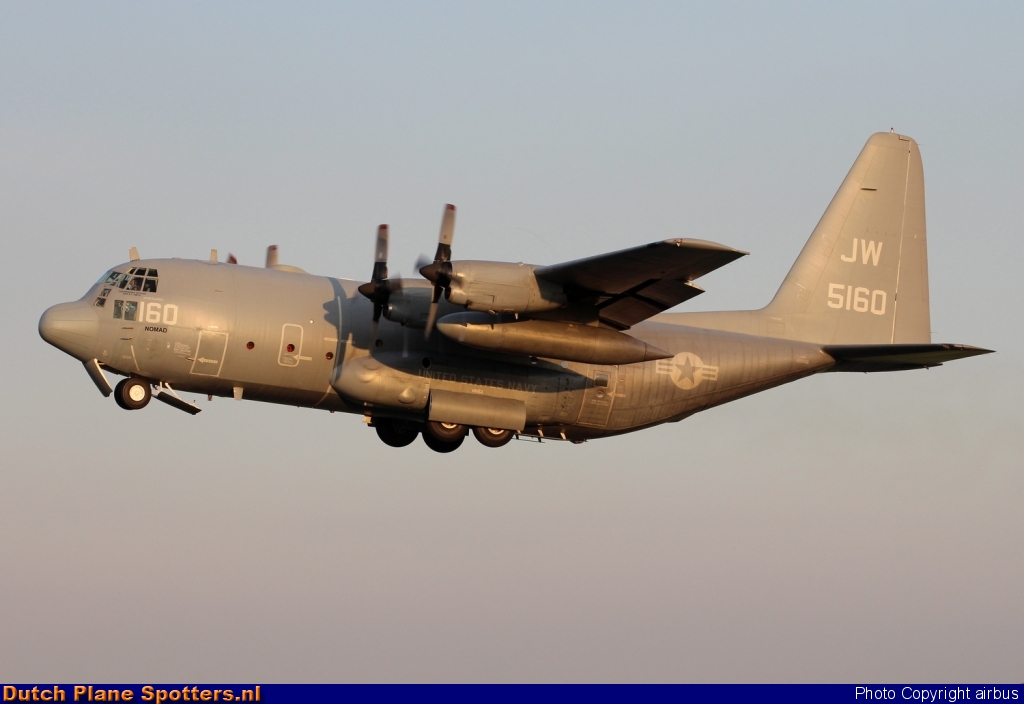 JW-5160 Lockheed C-130 Hercules MIL - US Navy by airbus