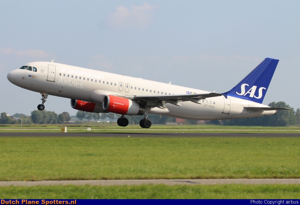 OY-KAS Airbus A320 SAS Scandinavian Airlines by airbus