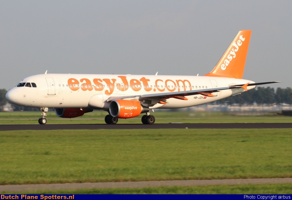 HB-JZX Airbus A320 easyJet Switzerland by airbus
