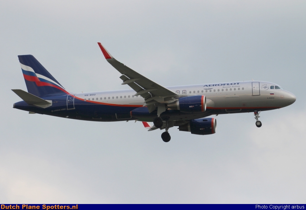 VQ-BSU Airbus A320 Aeroflot - Russian Airlines by airbus