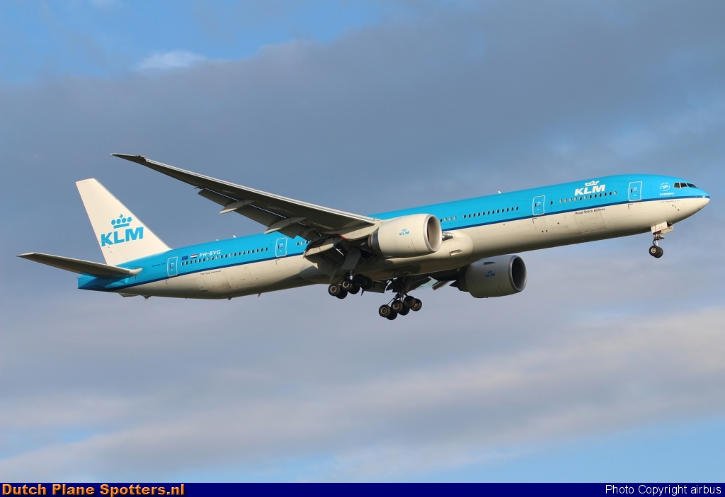 PH-BVG Boeing 777-300 KLM Royal Dutch Airlines by airbus