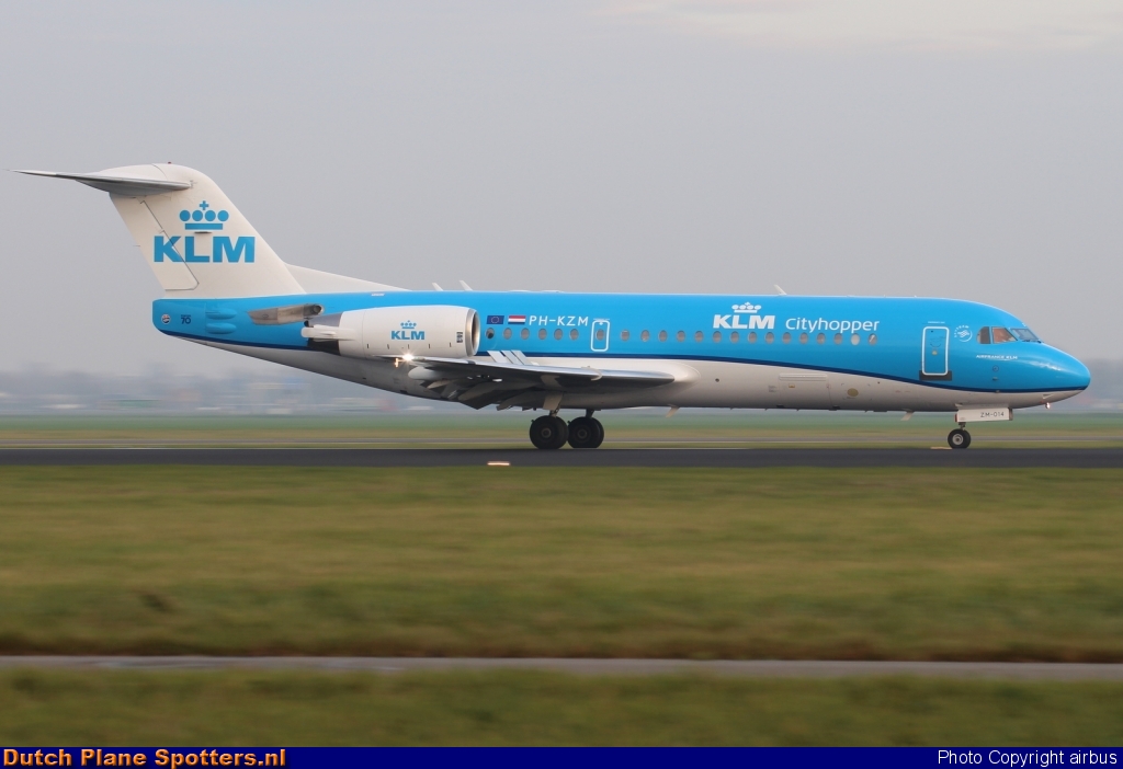 PH-KZM Fokker 70 KLM Cityhopper by airbus