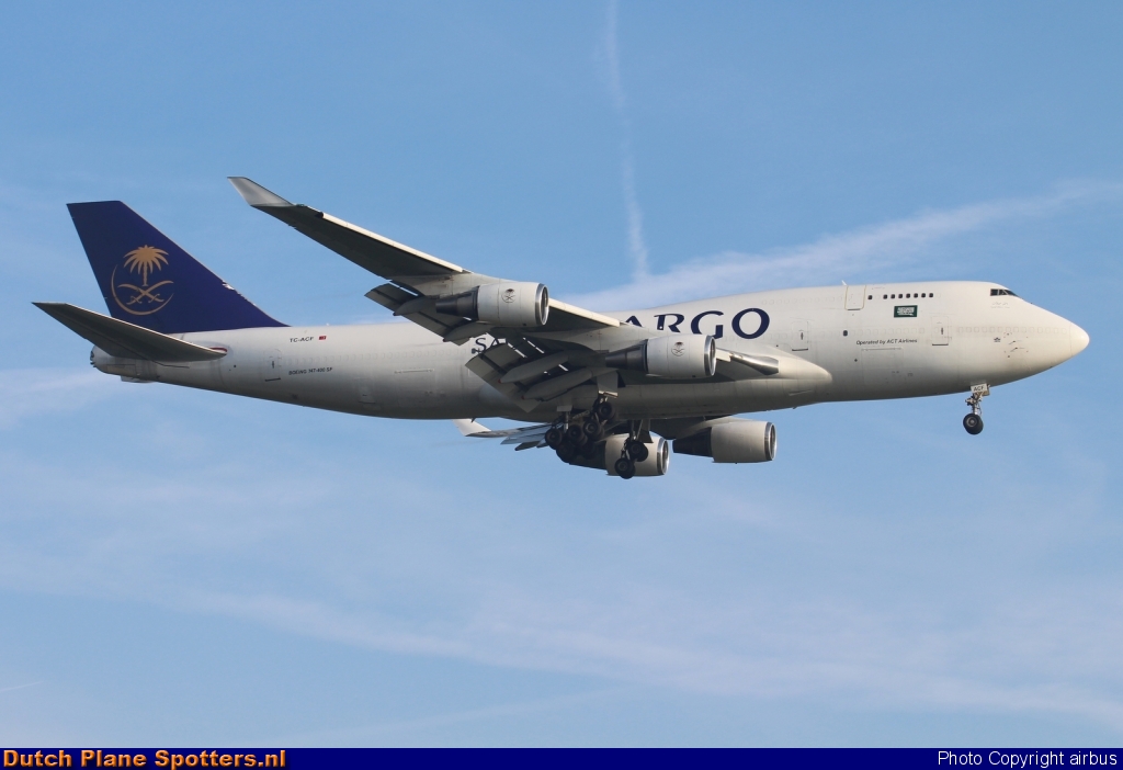 TC-ACF Boeing 747-400 ACT Airlines (Saudi Arabian Cargo) by airbus