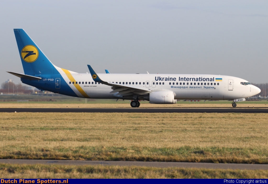 UR-PSD Boeing 737-800 Ukraine International Airlines by airbus