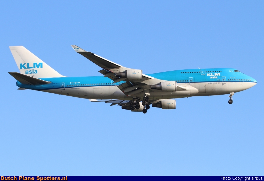 PH-BFM Boeing 747-400 KLM Asia by airbus