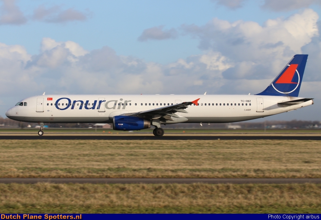 TC-OBZ Airbus A321 Onur Air by airbus