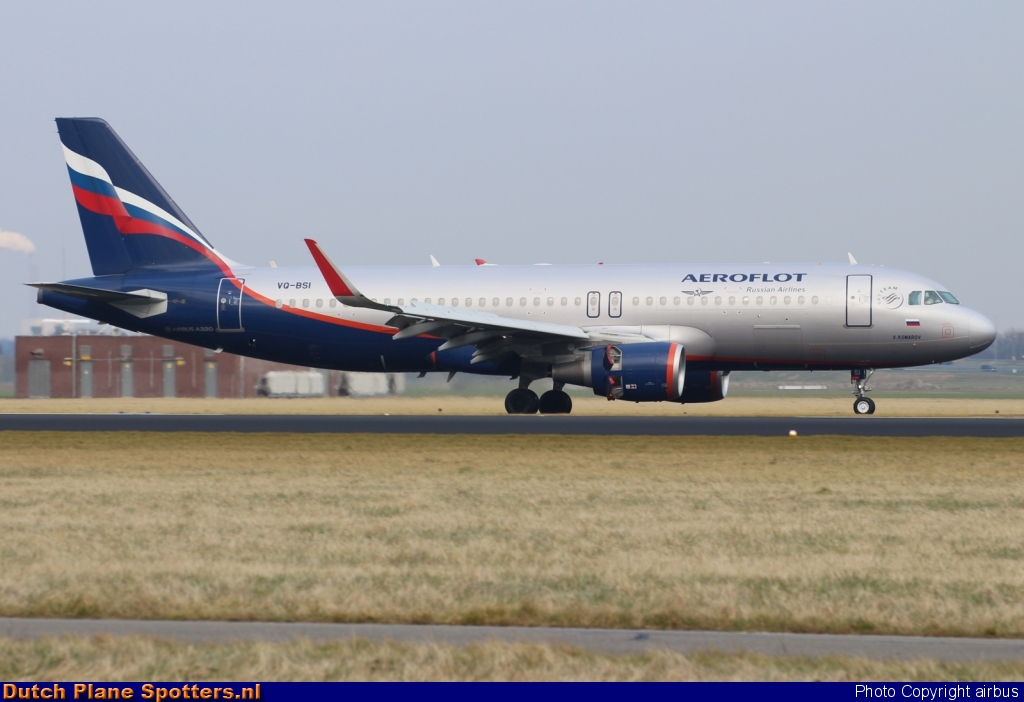 VQ-BSI Airbus A320 Aeroflot - Russian Airlines by airbus