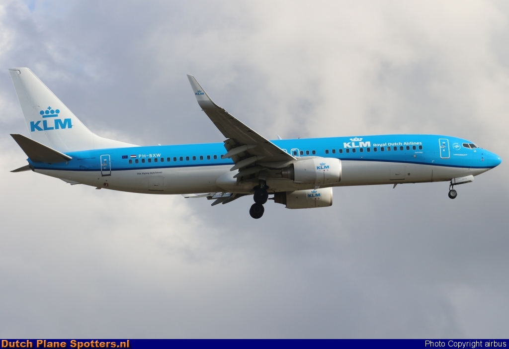PH-BXW Boeing 737-800 KLM Royal Dutch Airlines by airbus