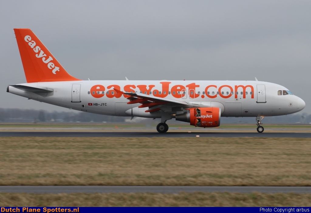 HB-JYC Airbus A319 easyJet Switzerland by airbus