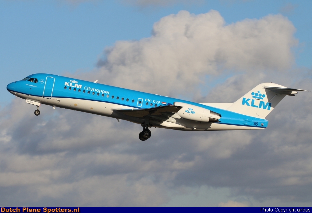 PH-KZP Fokker 70 KLM Cityhopper by airbus