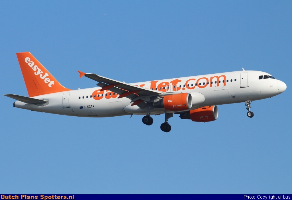 G-EZTV Airbus A320 easyJet by airbus