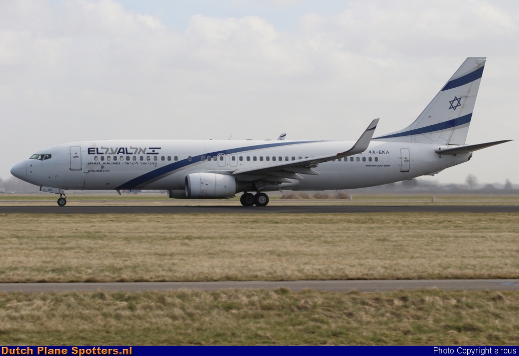 4X-EKA Boeing 737-800 El Al Israel Airlines by airbus