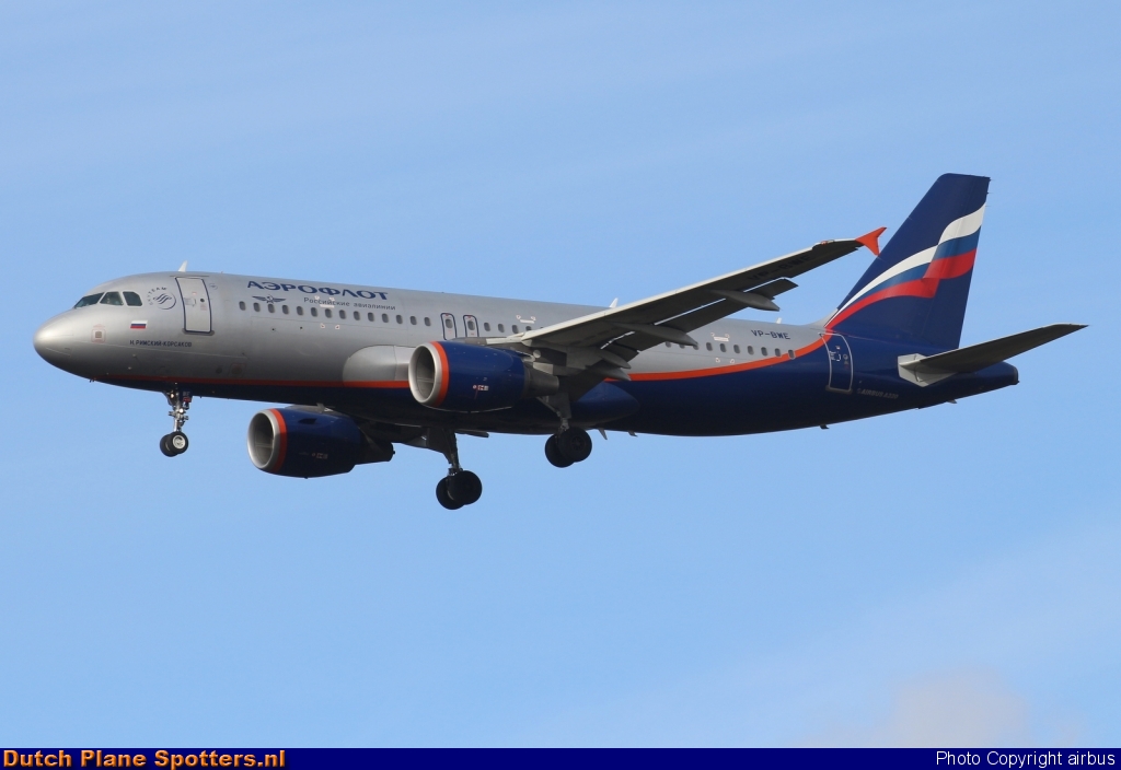 VP-BWE Airbus A320 Aeroflot - Russian Airlines by airbus