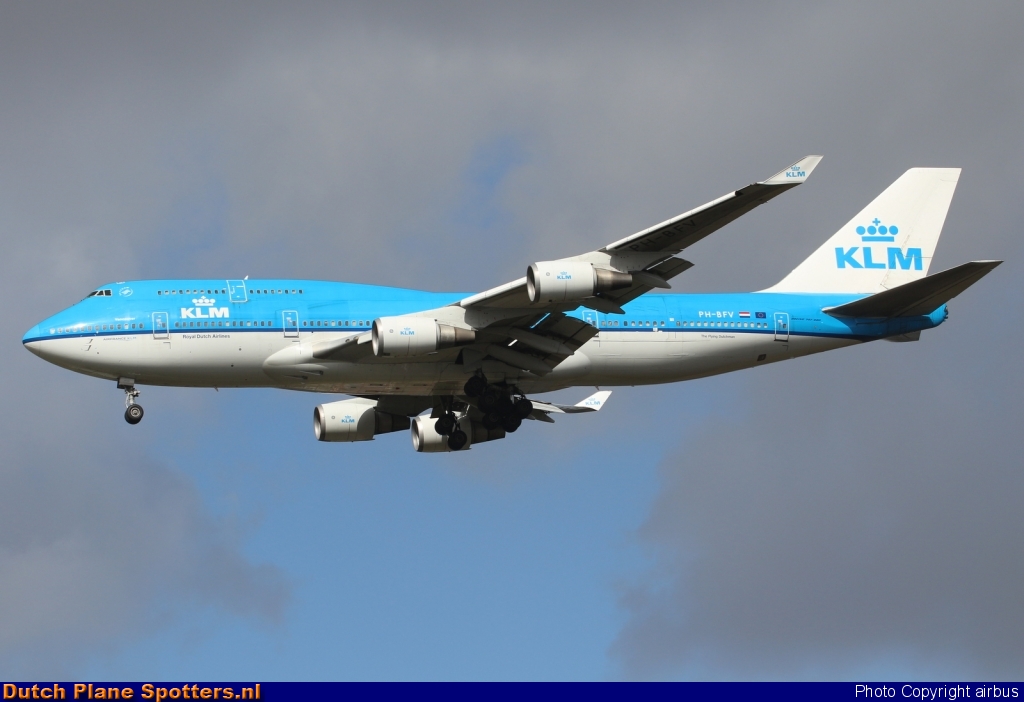 PH-BFV Boeing 747-400 KLM Royal Dutch Airlines by airbus