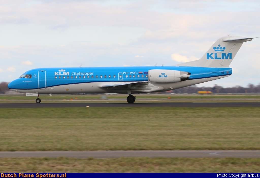 PH-WXC Fokker 70 KLM Cityhopper by airbus