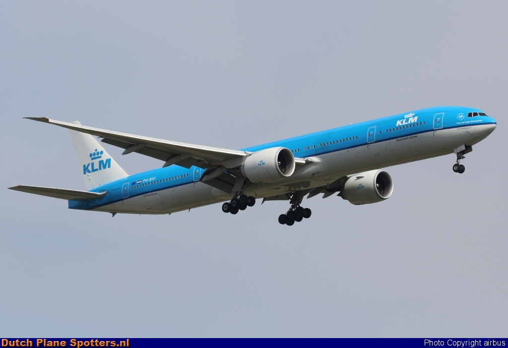 PH-BVI Boeing 777-300 KLM Royal Dutch Airlines by airbus