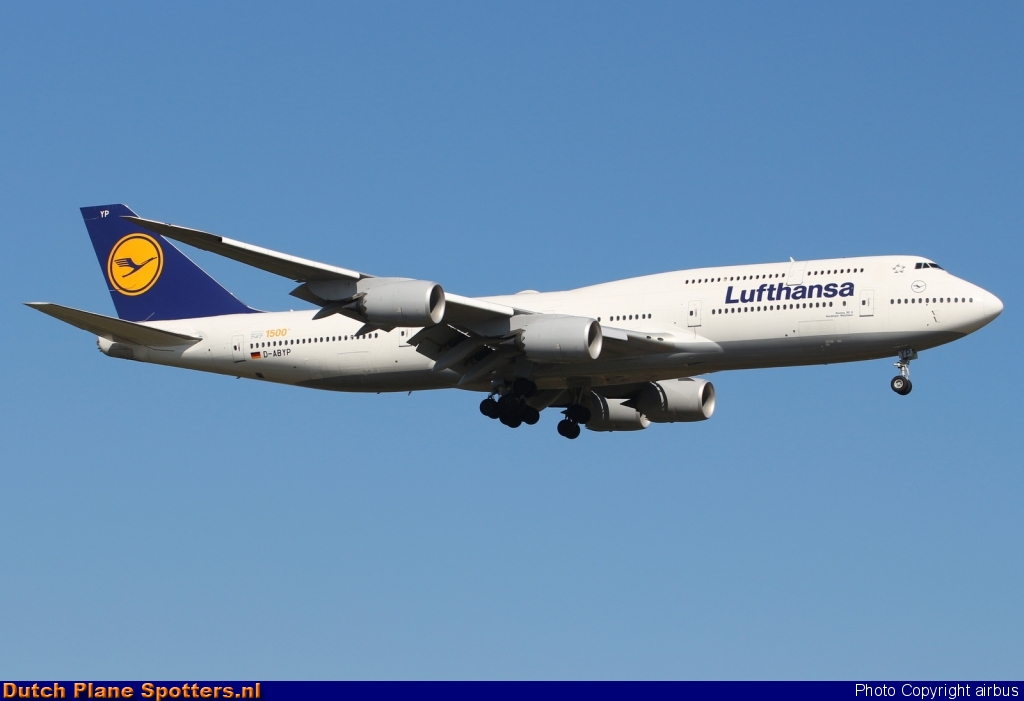 D-ABYP Boeing 747-8 Lufthansa by airbus