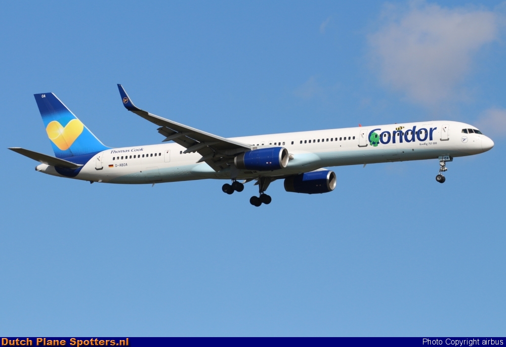 D-ABOA Boeing 757-300 Condor (Thomas Cook) by airbus