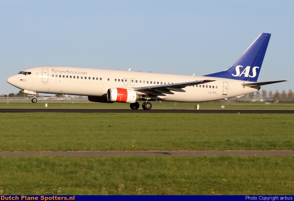 LN-RPL Boeing 737-800 SAS Scandinavian Airlines by airbus