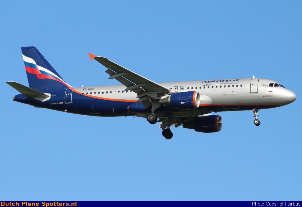 VQ-BAZ Airbus A320 Aeroflot - Russian Airlines by airbus