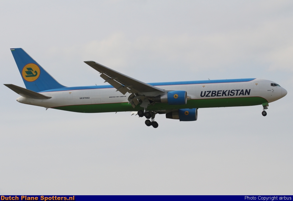 UK-67002 Boeing 767-300 Uzbekistan Cargo by airbus