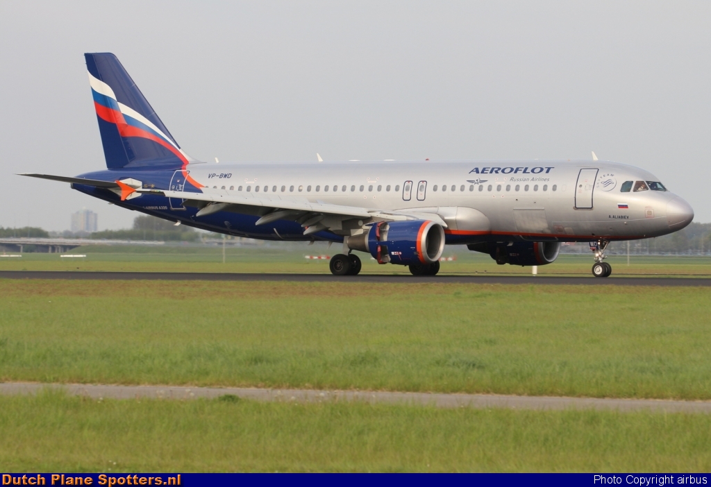 VP-BWD Airbus A320 Aeroflot - Russian Airlines by airbus