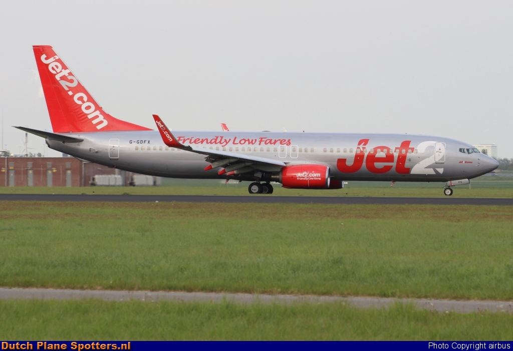 G-GDFX Boeing 737-800 Jet2 by airbus