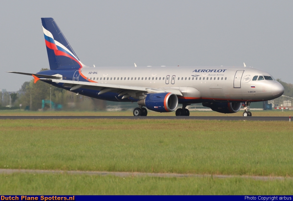 VQ-BHL Airbus A320 Aeroflot - Russian Airlines by airbus