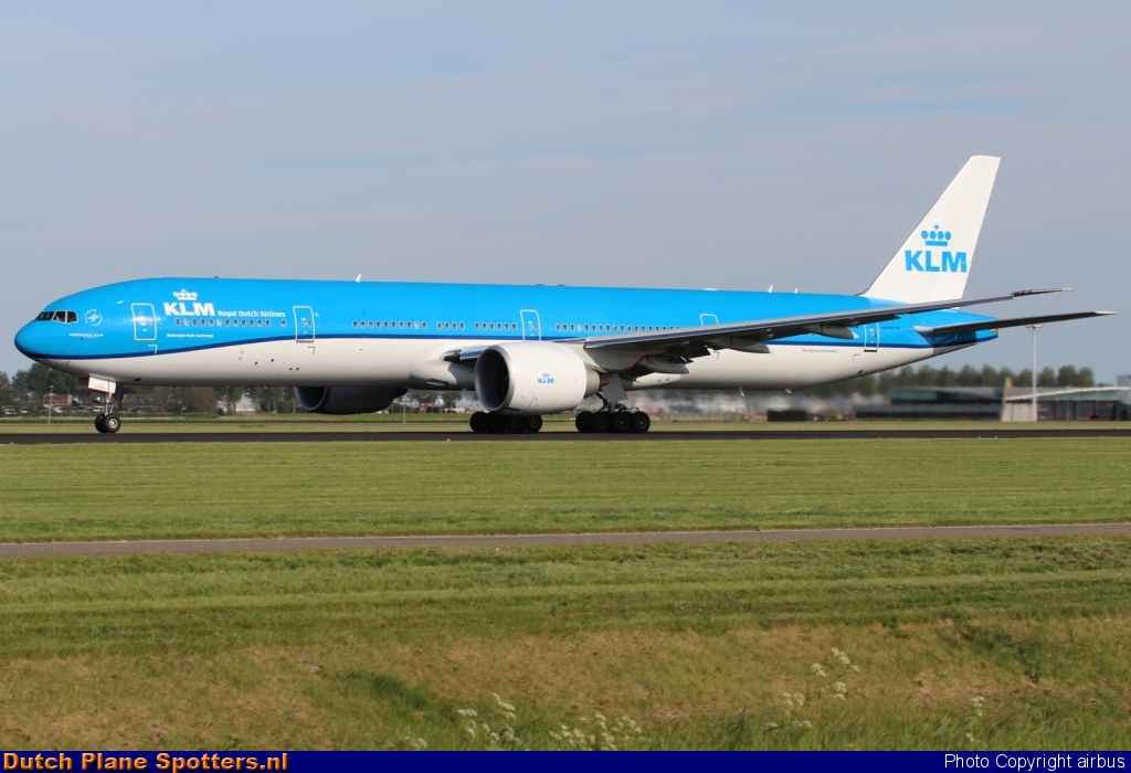 PH-BVO Boeing 777-300 KLM Royal Dutch Airlines by airbus