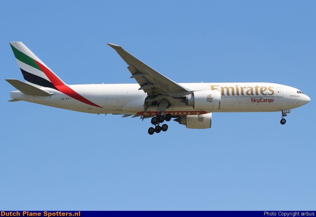 A6-EFJ Boeing 777-F Emirates Sky Cargo by airbus