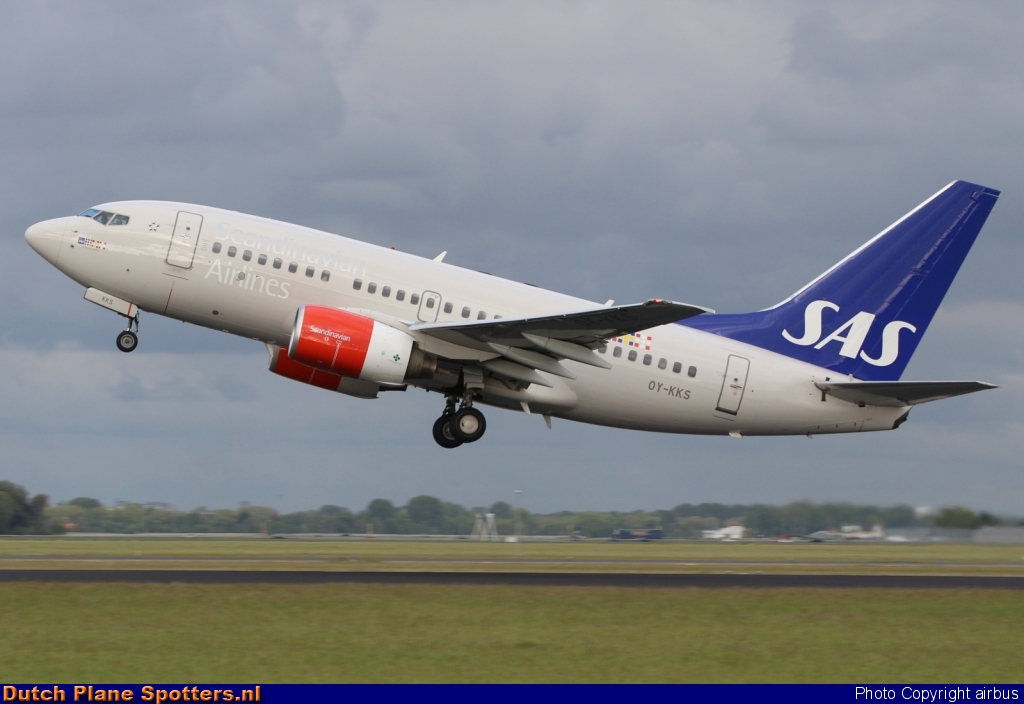 OY-KKS Boeing 737-600 SAS Scandinavian Airlines by airbus