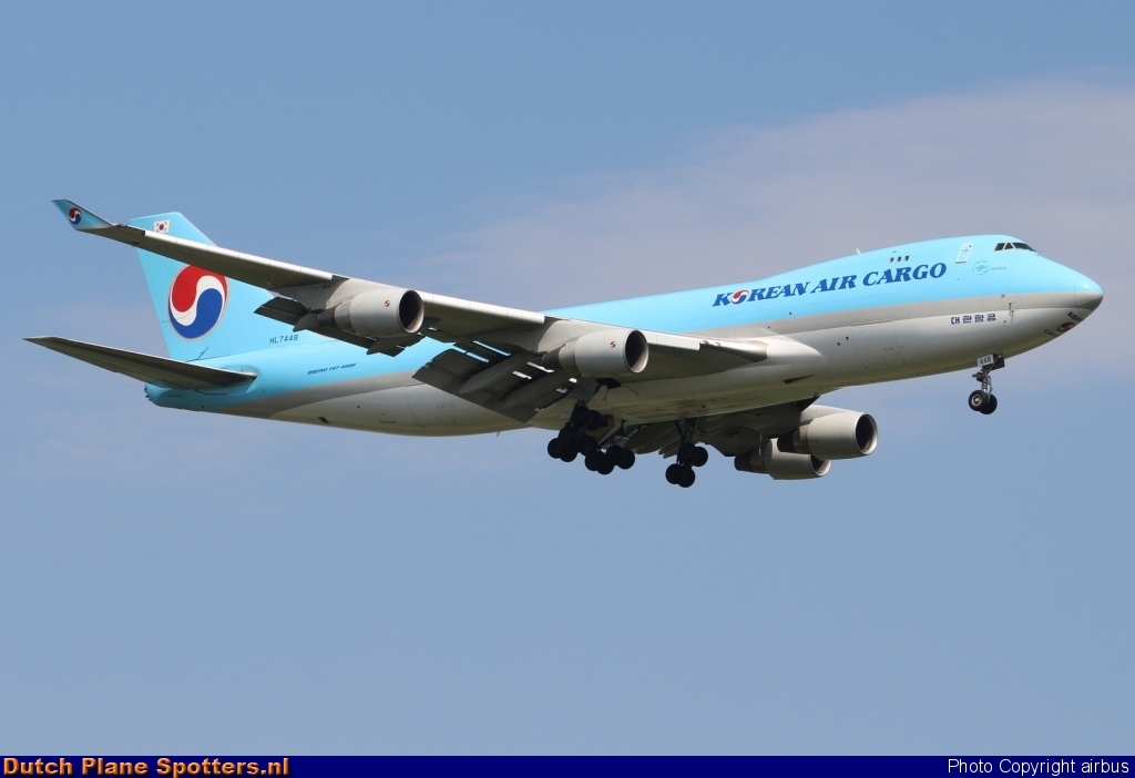 HL7448 Boeing 747-400 Korean Air Cargo by airbus
