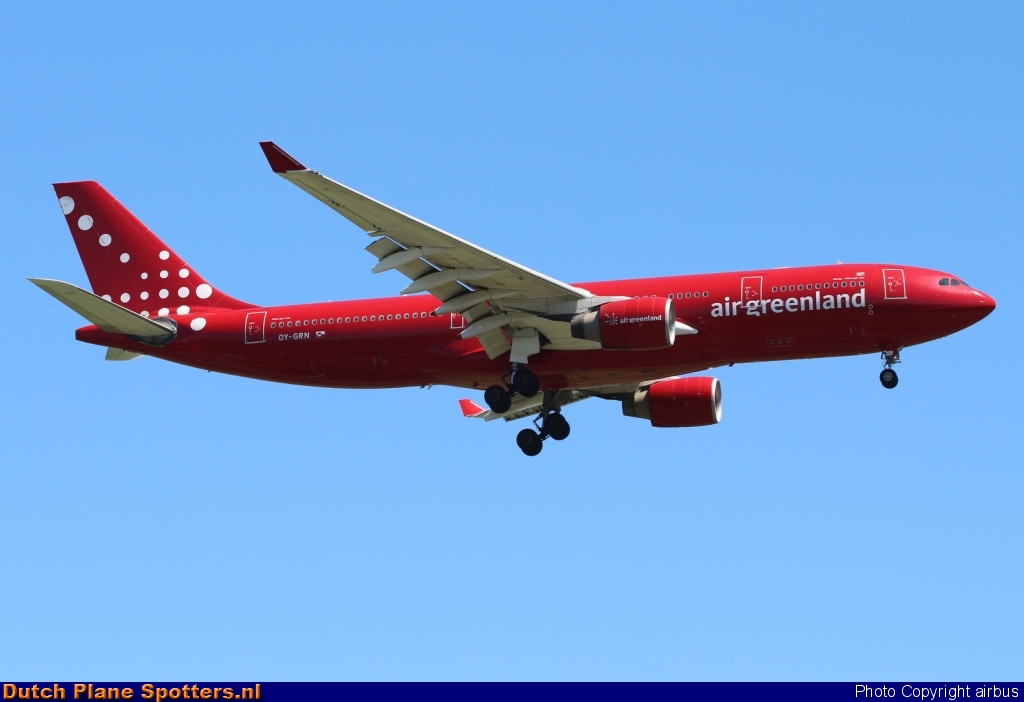 OY-GRN Airbus A330-200 Air Greenland by airbus