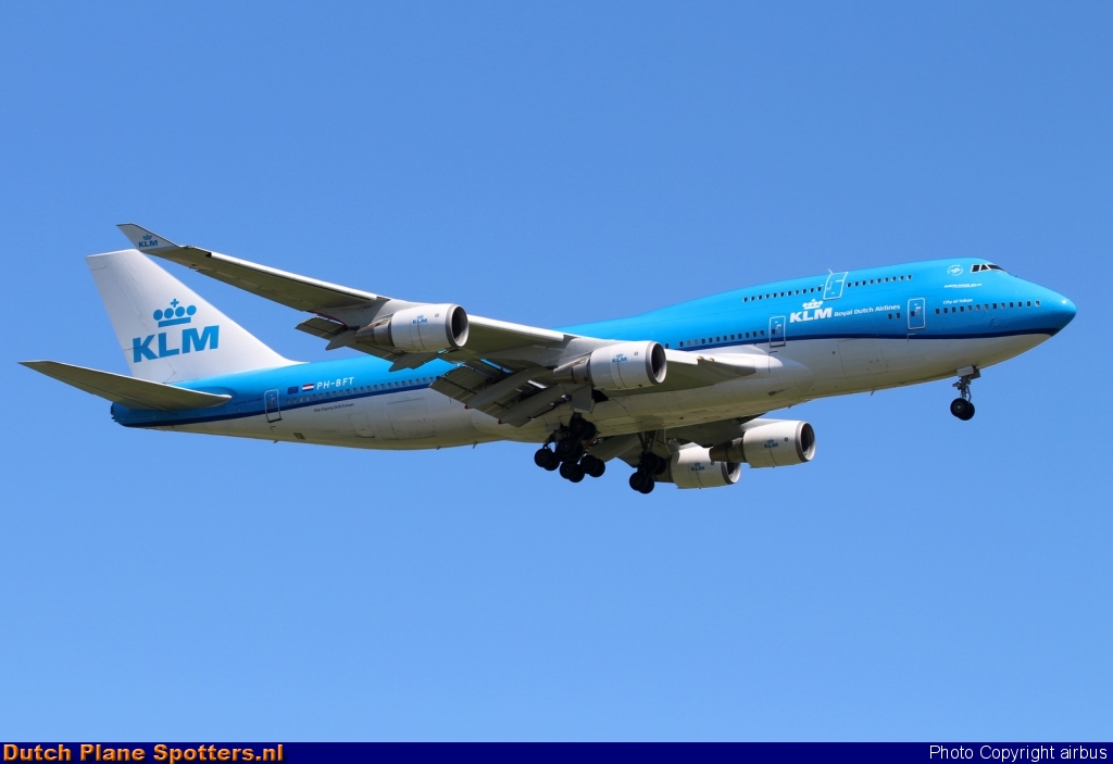PH-BFT Boeing 747-400 KLM Royal Dutch Airlines by airbus