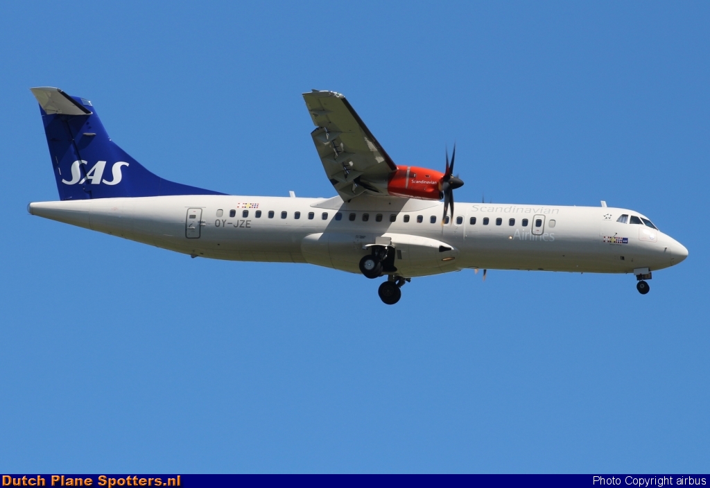 OY-JZE ATR 72 SAS Scandinavian Airlines by airbus