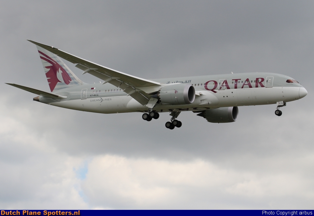 A7-BCG Boeing 787-8 Dreamliner Qatar Airways by airbus
