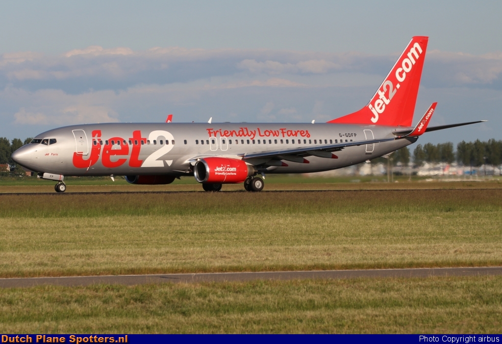 G-GDFP Boeing 737-800 Jet2 by airbus