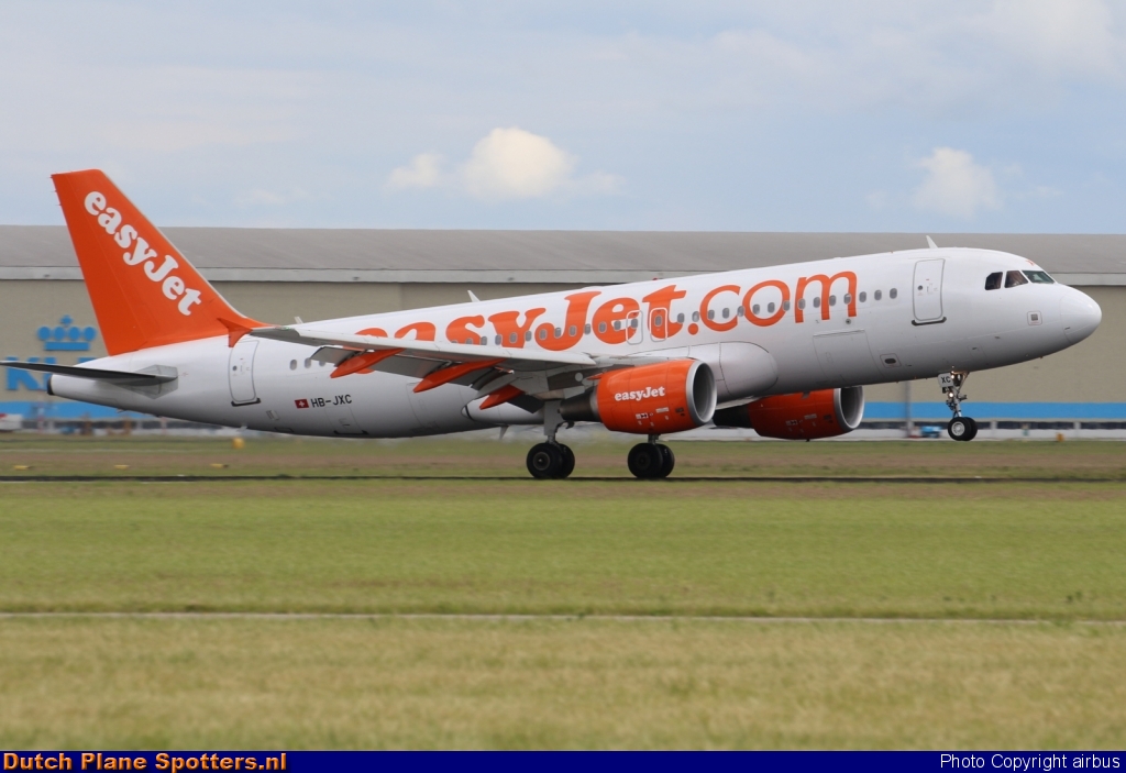 HB-JXC Airbus A320 easyJet Switzerland by airbus