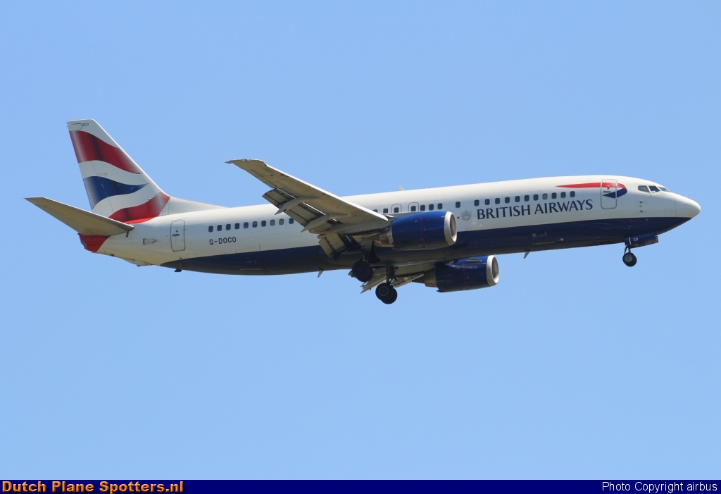 G-DOCO Boeing 737-400 British Airways by airbus